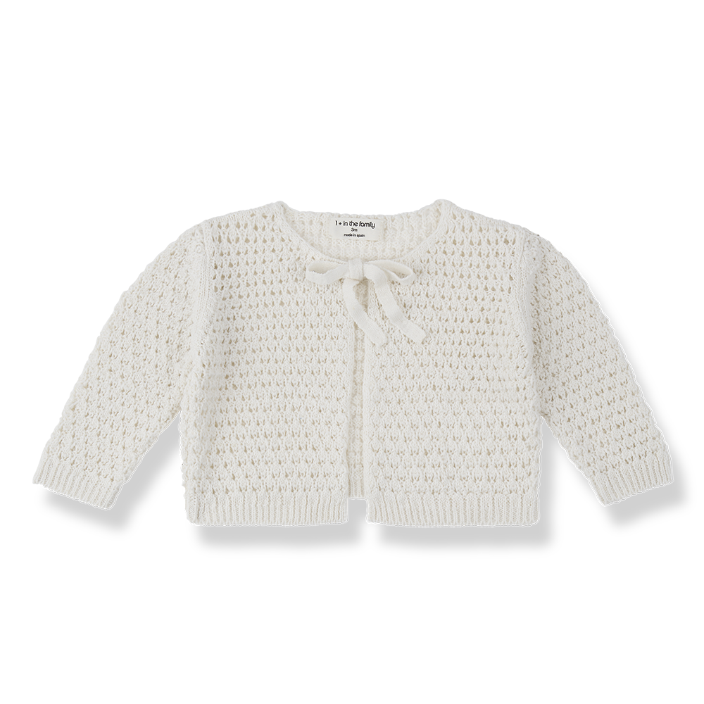 CARDIGAN 1+ IN THE FAMILY Ecru