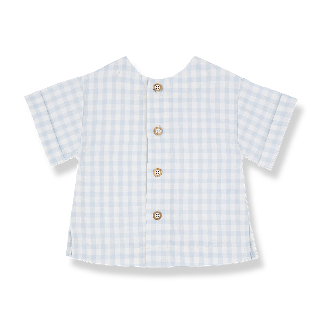 CAMICIA 1+ IN THE FAMILY MISTY BLU