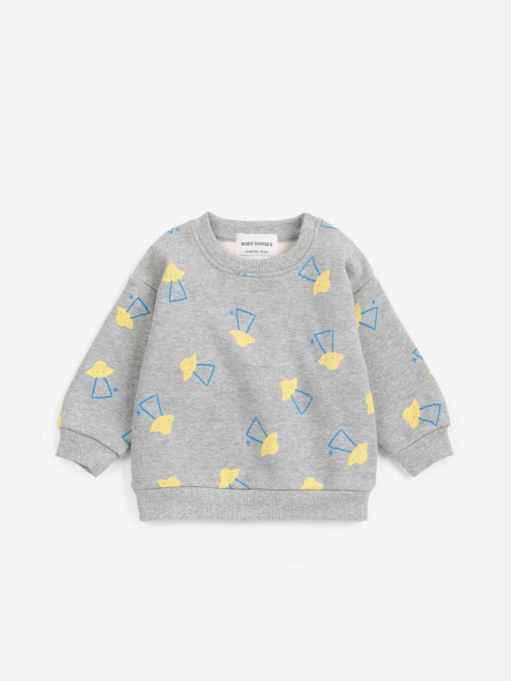 FELPA BOBO CHOSES LIGHT HEATHER