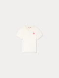 T-SHIRT BONPOINT UPB BLANC LAIT