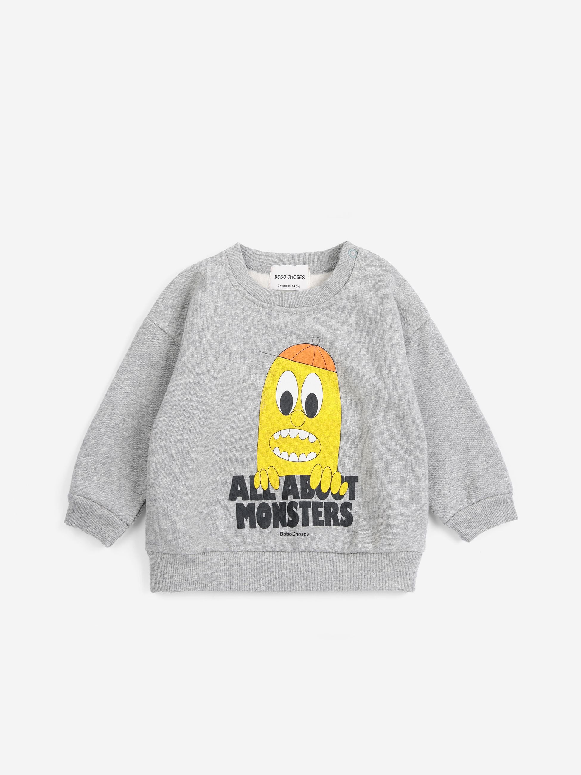 FELPA BOBO CHOSES LIGHT HEATHER