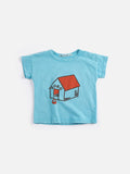 T-SHIRT BOBO CHOSES Blu