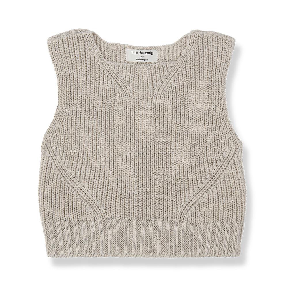 Gilet 1+ IN THE FAMILY Beige