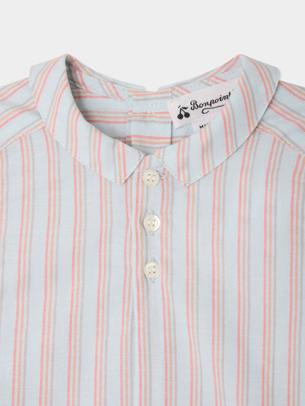 CAMICIA BONPOINT RA BLEU AQUA