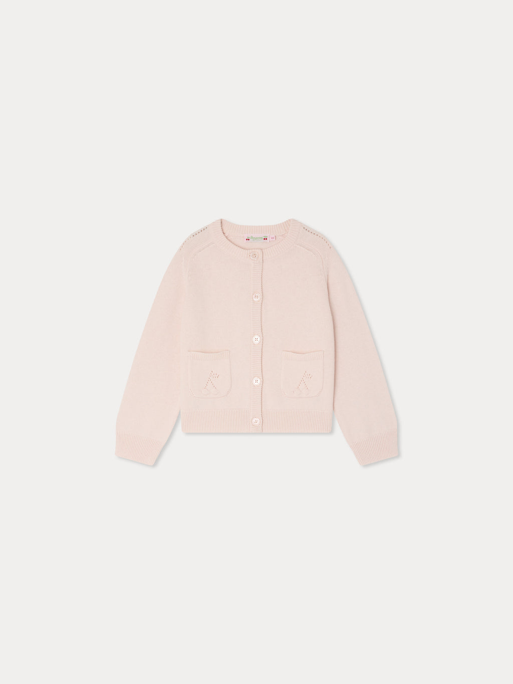 CARDIGAN BONPOINT UPB ROSE PETALE