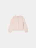 CARDIGAN BONPOINT UPB ROSE PETALE