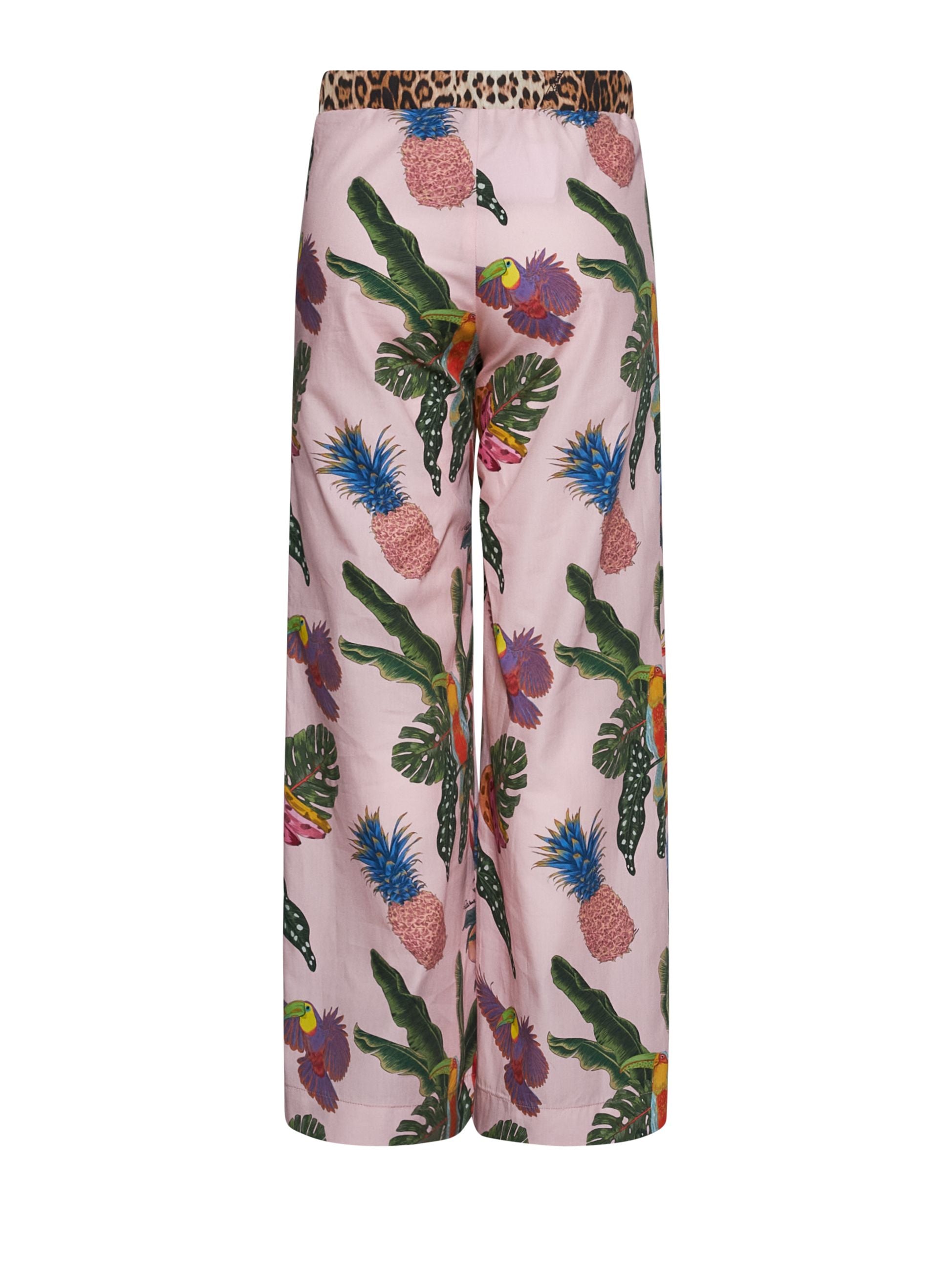 Pantaloni ROBERTO CAVALLI KIDS Rosa