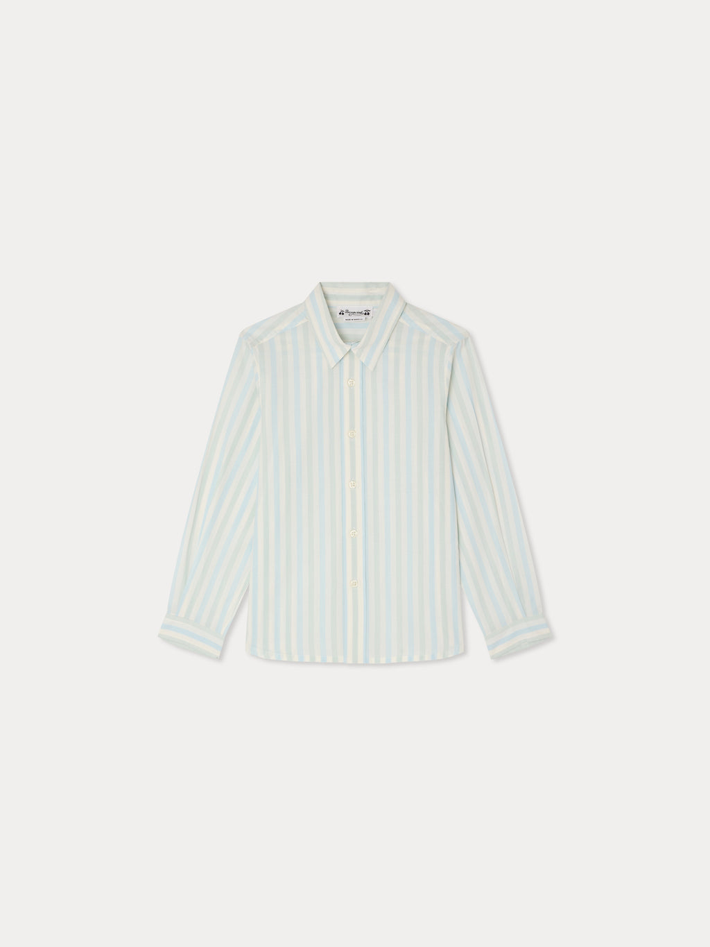 CAMICIA BONPOINT RA BLEU AQUA
