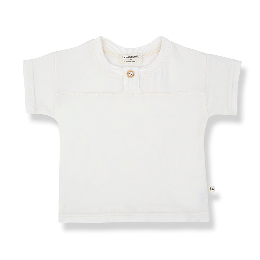 T-SHIRT 1+ IN THE FAMILY Off White