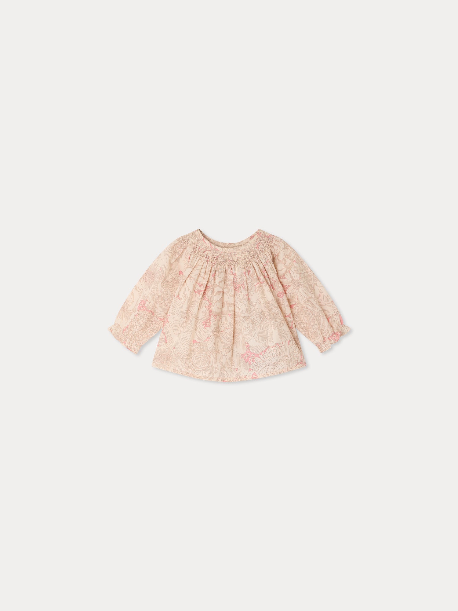 Blusa BONPOINT FL ROSE MOYEN