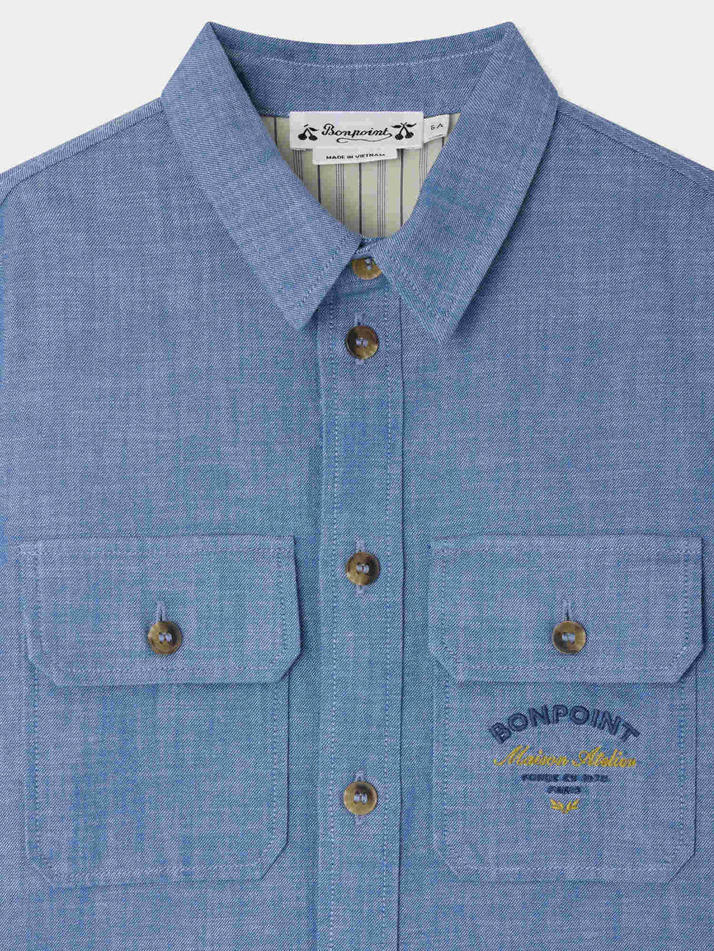 CAMICIA BONPOINT BLEU