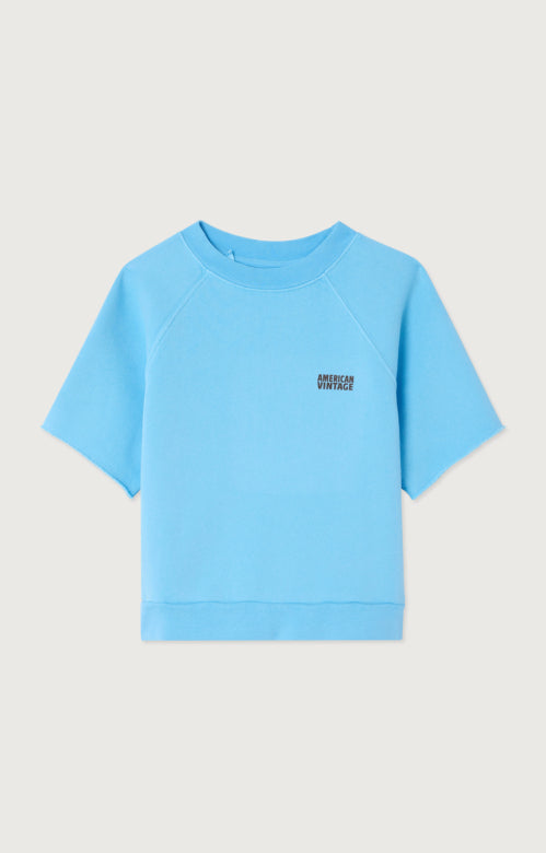 T-SHIRT AMERICAN VINTAGE BLEU CIEL