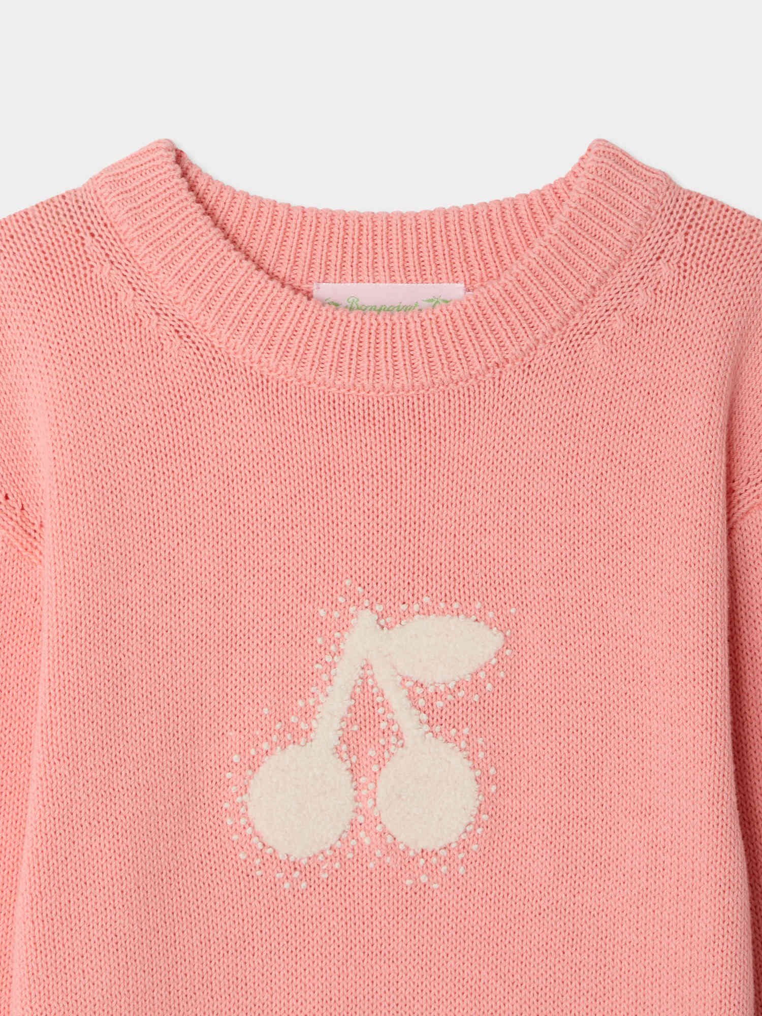 Maglione BONPOINT ROSE BONBON