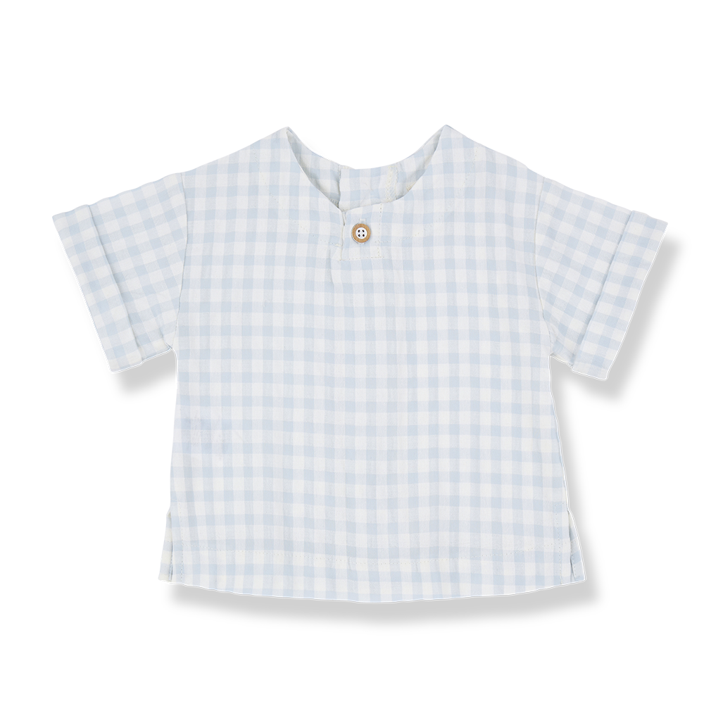 CAMICIA 1+ IN THE FAMILY MISTY BLU