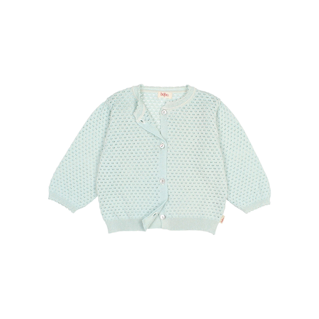 CARDIGAN BUHO Aqua