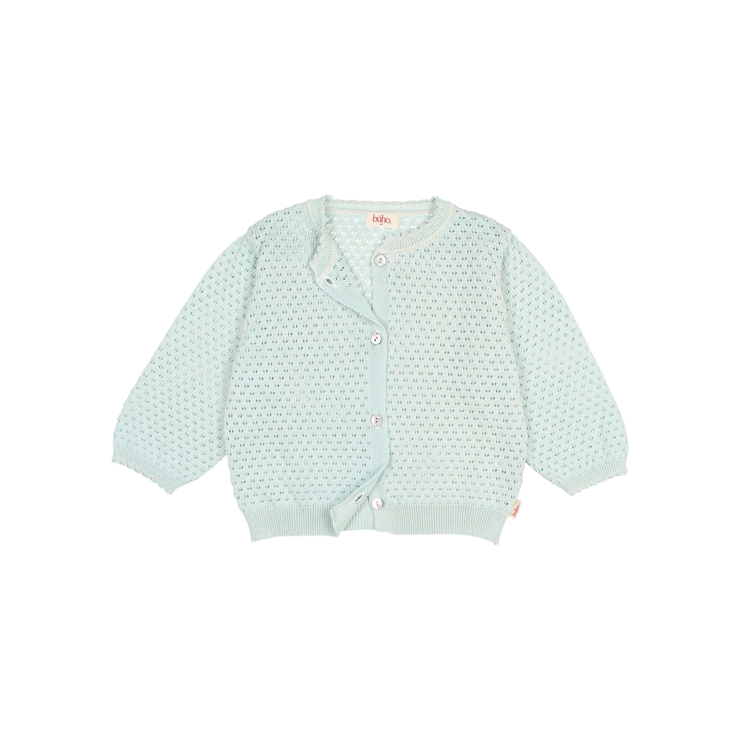 CARDIGAN BUHO Aqua