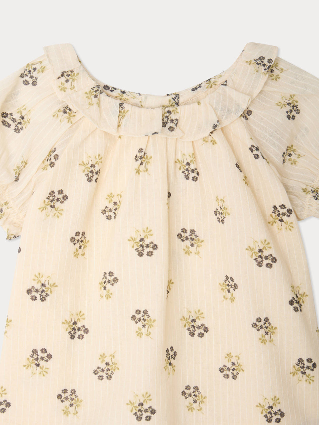 Blusa BONPOINT FLEURS ECRU