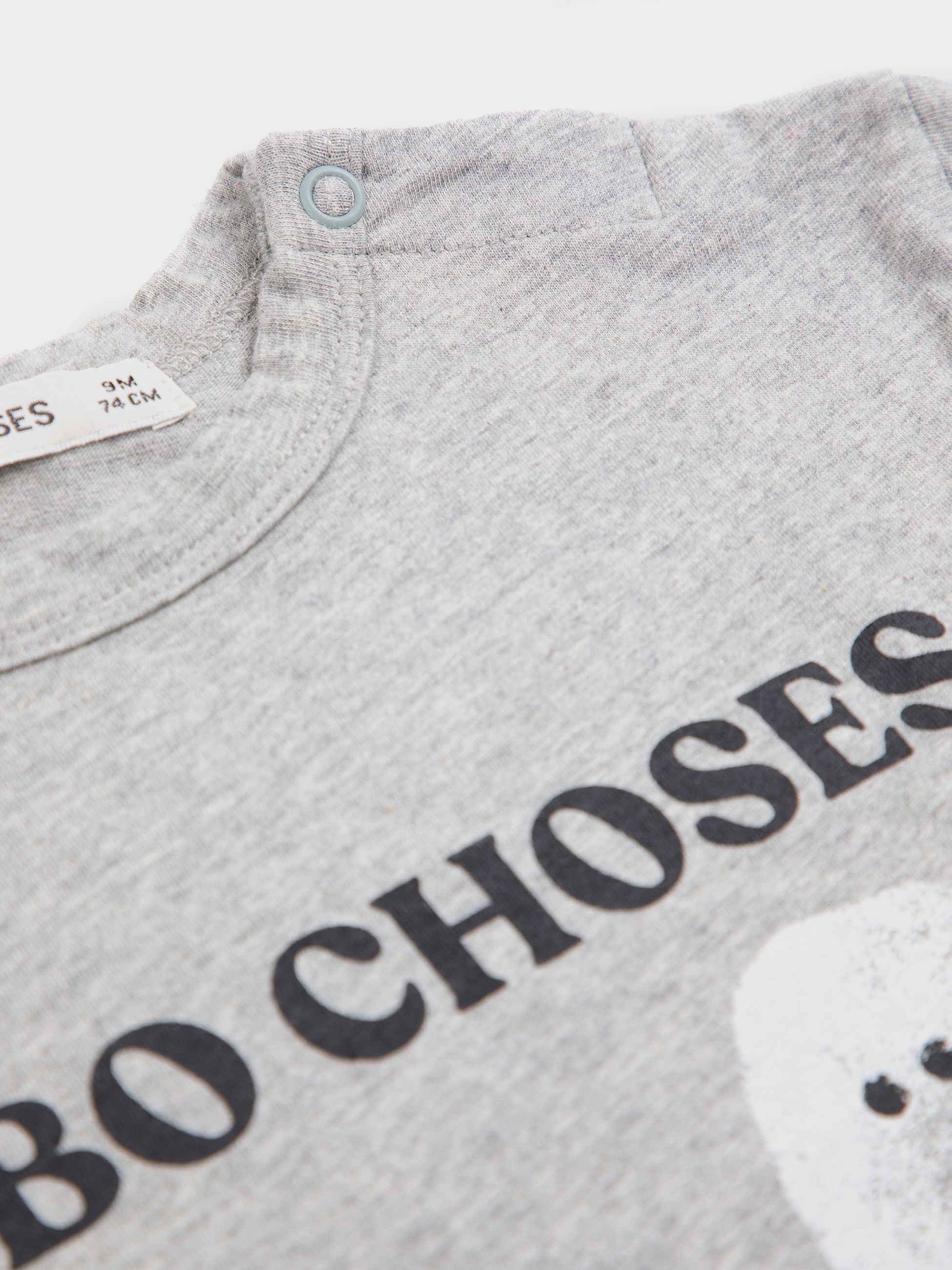 T-SHIRT BOBO CHOSES LIGHT HEATHER