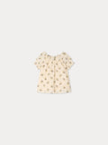 Blusa BONPOINT FLEURS ECRU