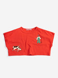 T-SHIRT BOBO CHOSES Rosso