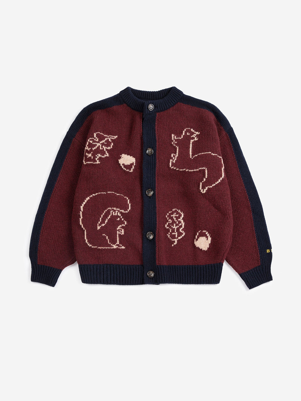 CARDIGAN BOBO CHOSES Burgundi