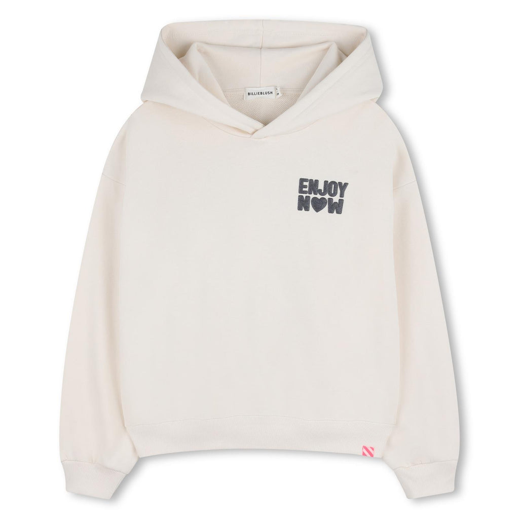 FELPA CON CAPPUCCIO BILLIEBLUSH Avorio