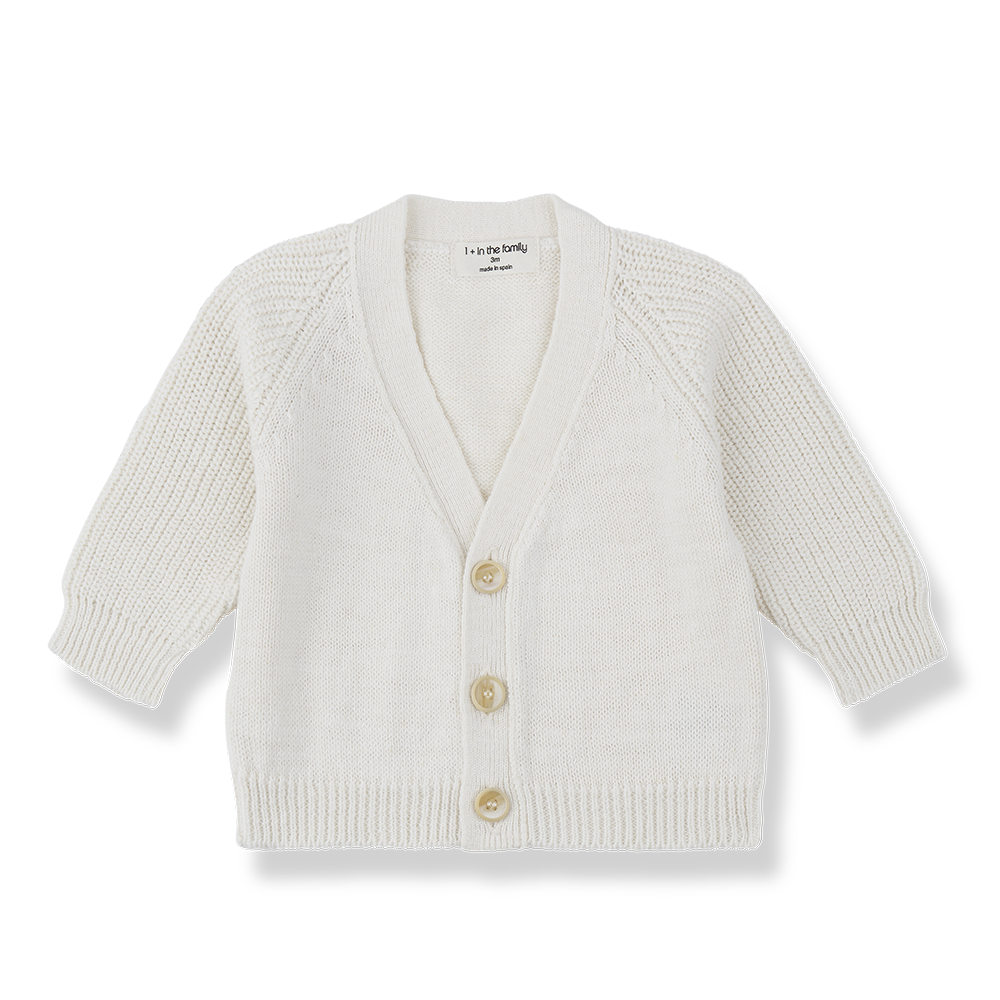CARDIGAN 1+ IN THE FAMILY Ecru