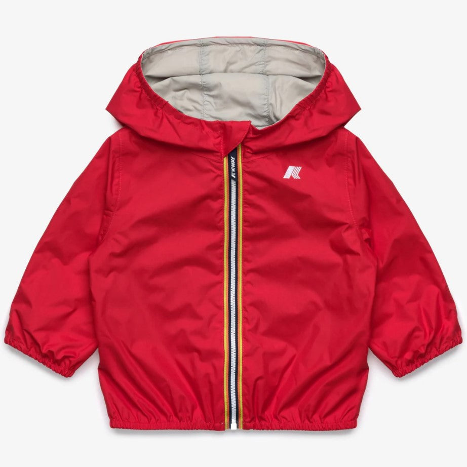 GIUBBINO K-WAY KIDS RED POPPY - BEIGE LT C57