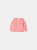 CARDIGAN BONPOINT ROSE BONBON