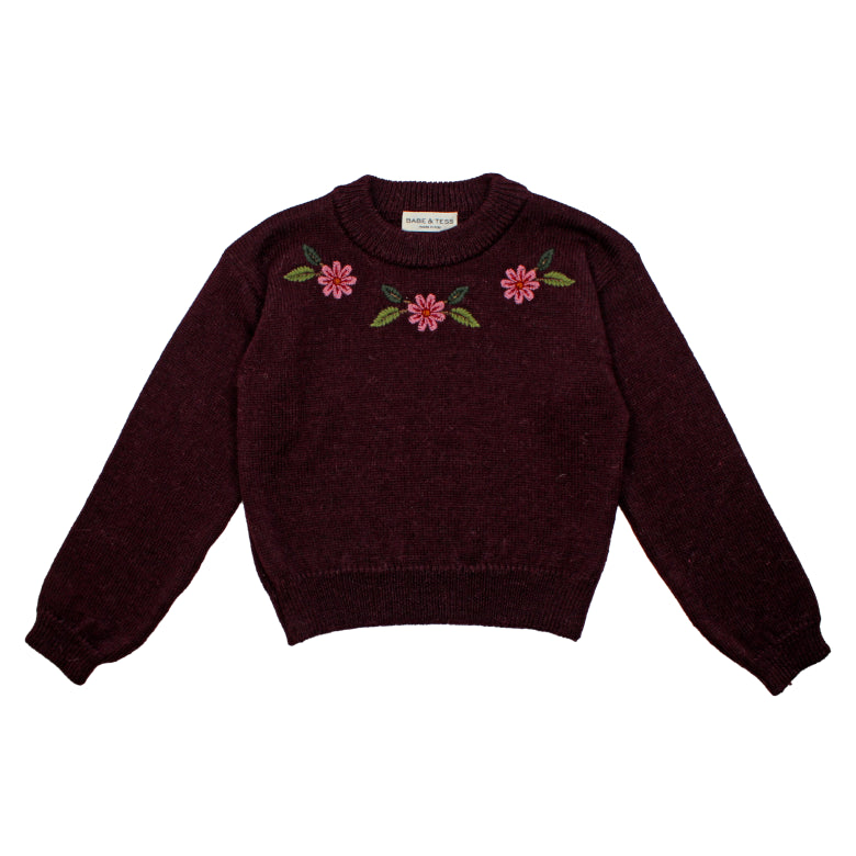Maglione BABE & TESS Melanzana