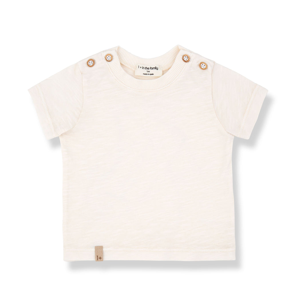 T-SHIRT 1+ IN THE FAMILY MISTY BLU