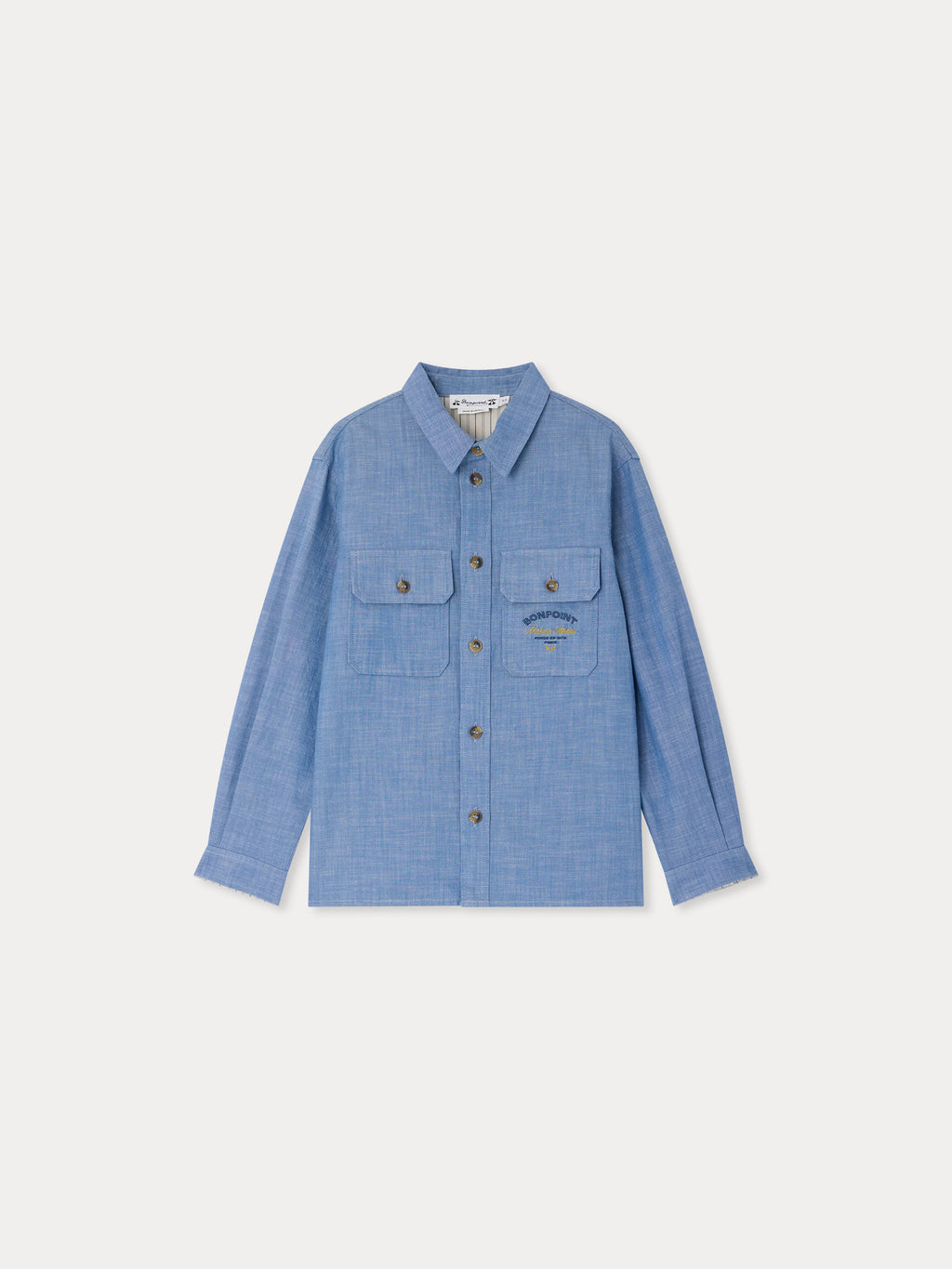 CAMICIA BONPOINT BLEU
