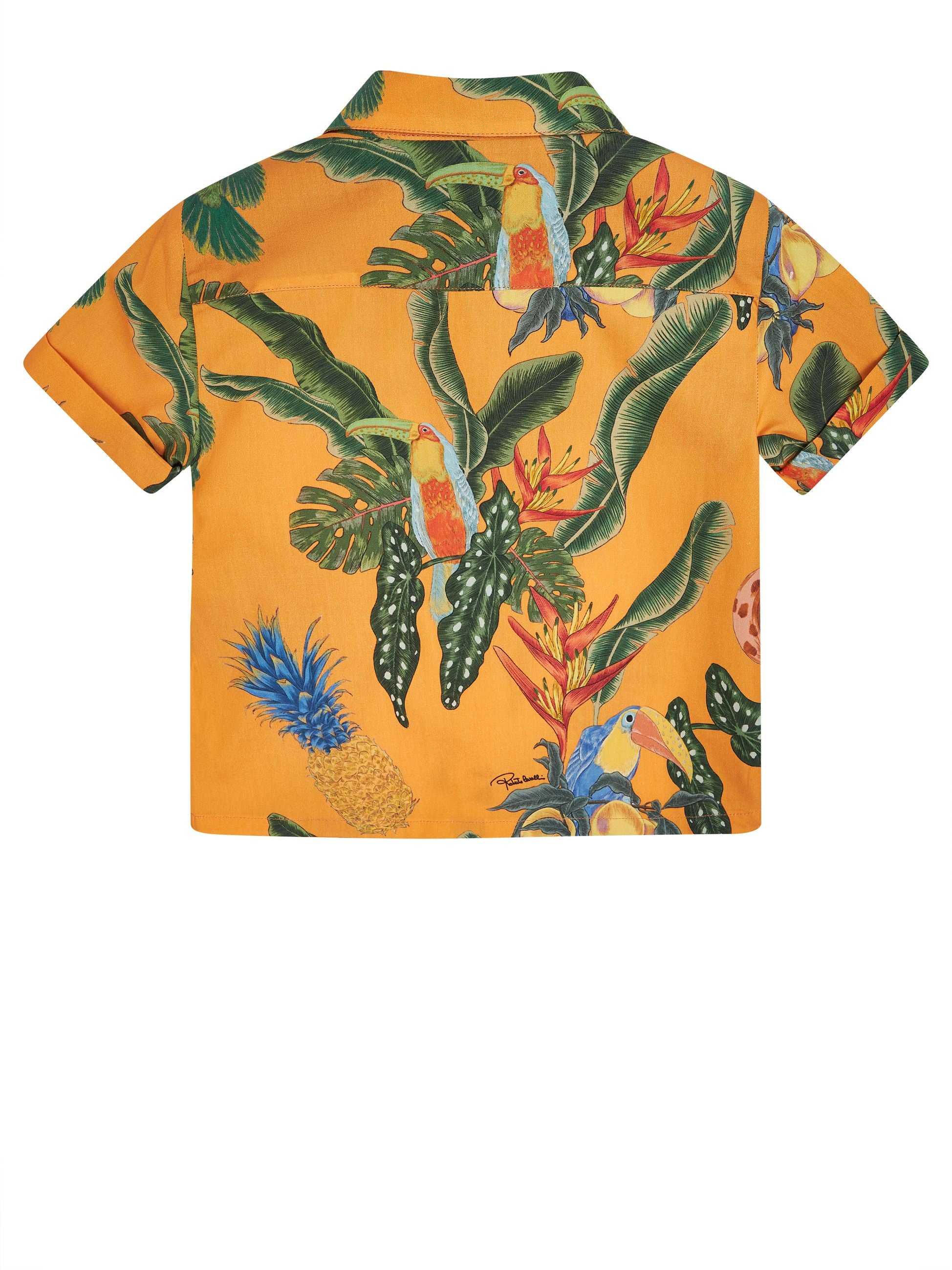 SHIRT ROBERTO CAVALLI KIDS Giallo