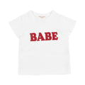 T-SHIRT BABE & TESS Bianco