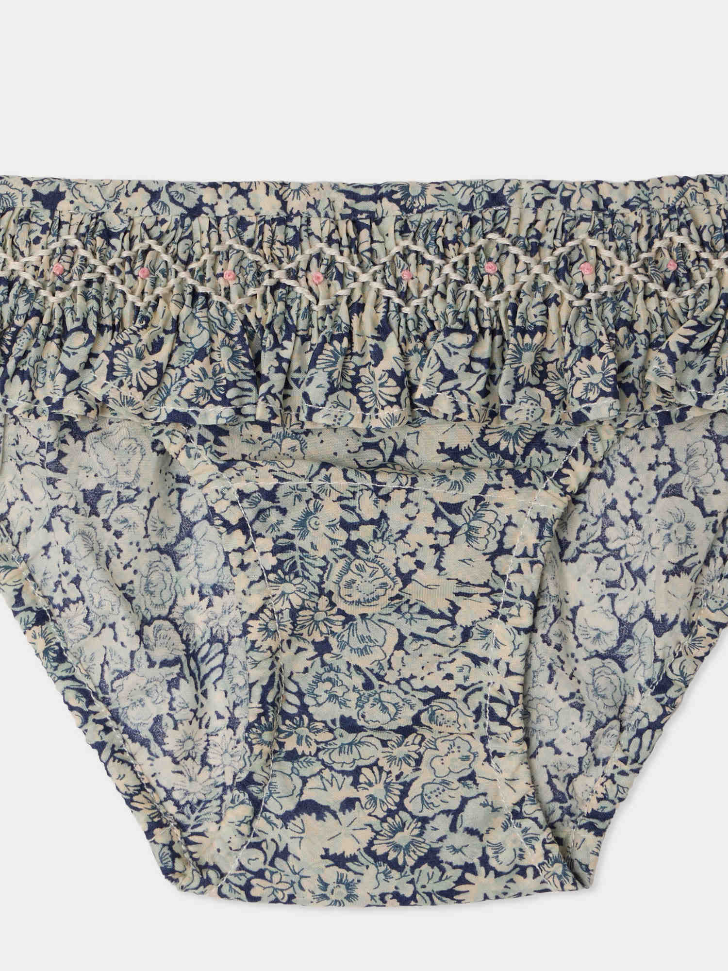 COSTUME BONPOINT FL BLEU DE PRUSSE