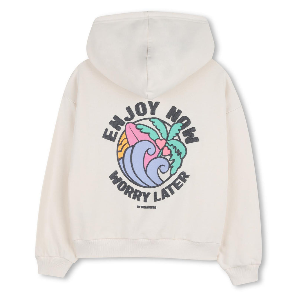 FELPA CON CAPPUCCIO BILLIEBLUSH Avorio