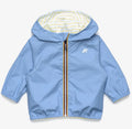 GIUBBINO K-WAY KIDS BLUE CIELO - WHITE - YELLOW LIME C59