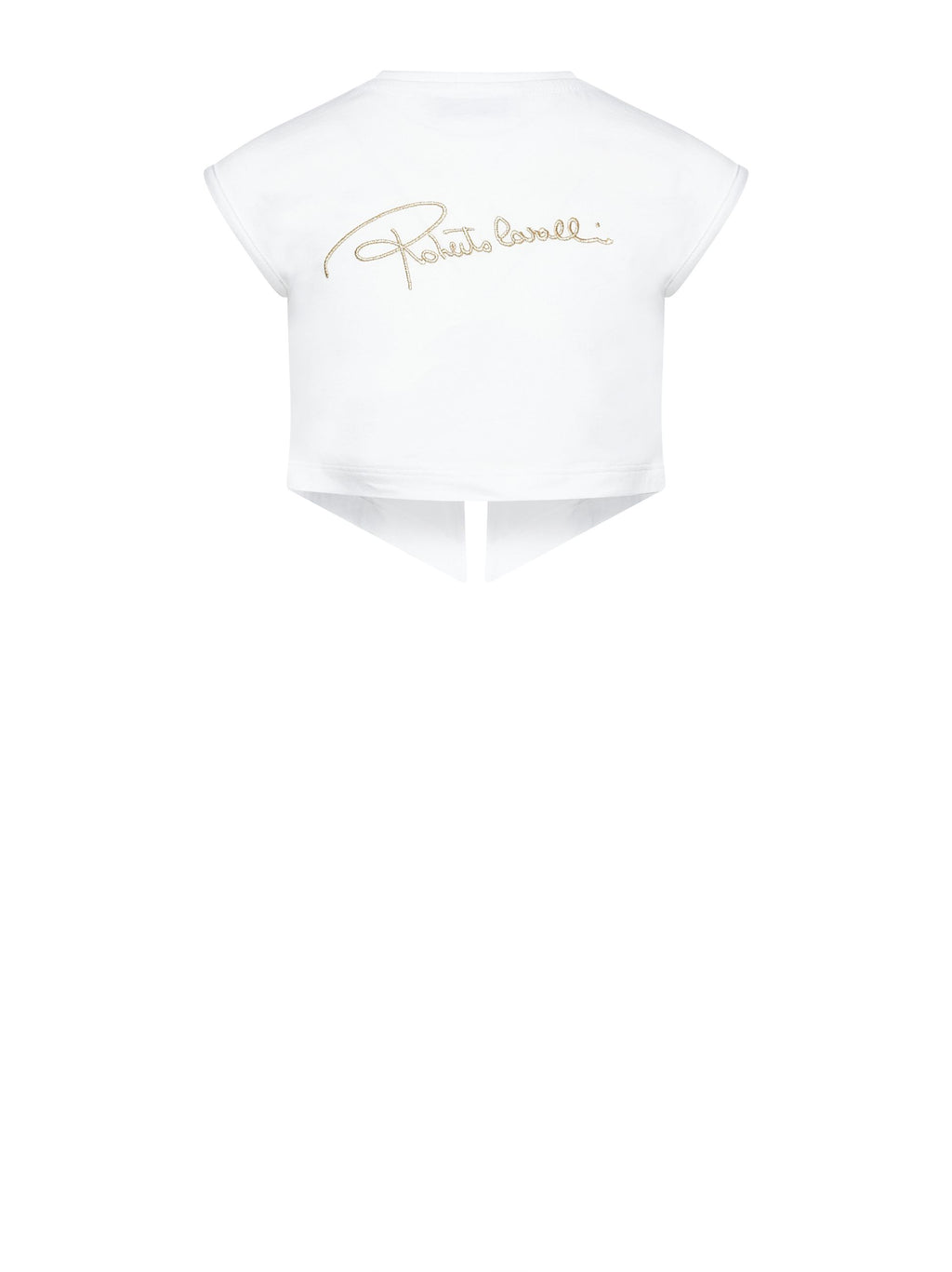 T-SHIRT ROBERTO CAVALLI KIDS Bianco