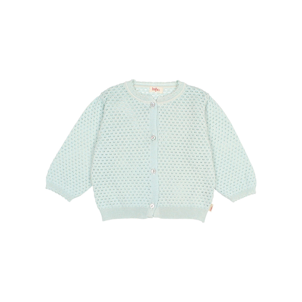 CARDIGAN BUHO Aqua