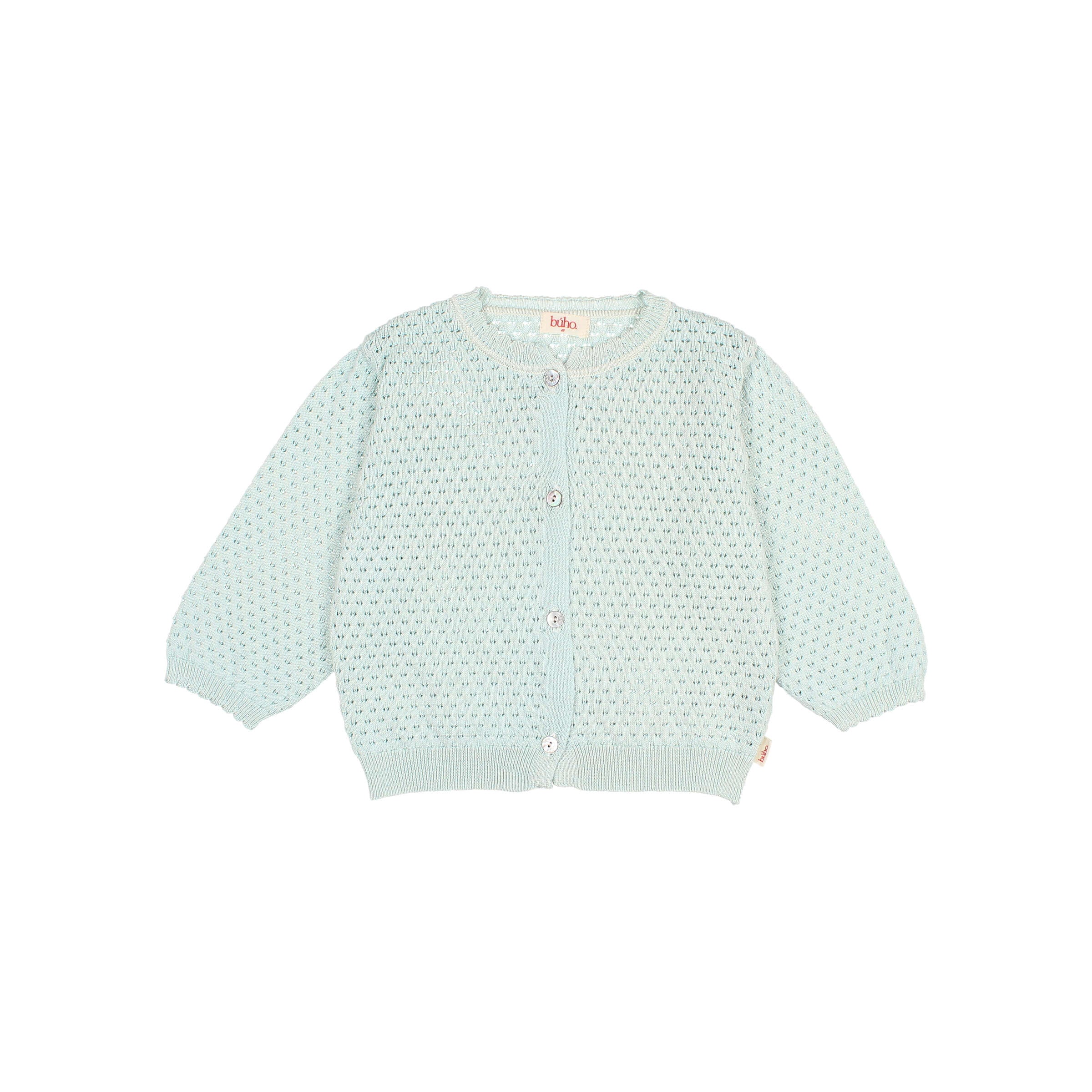 CARDIGAN BUHO Aqua