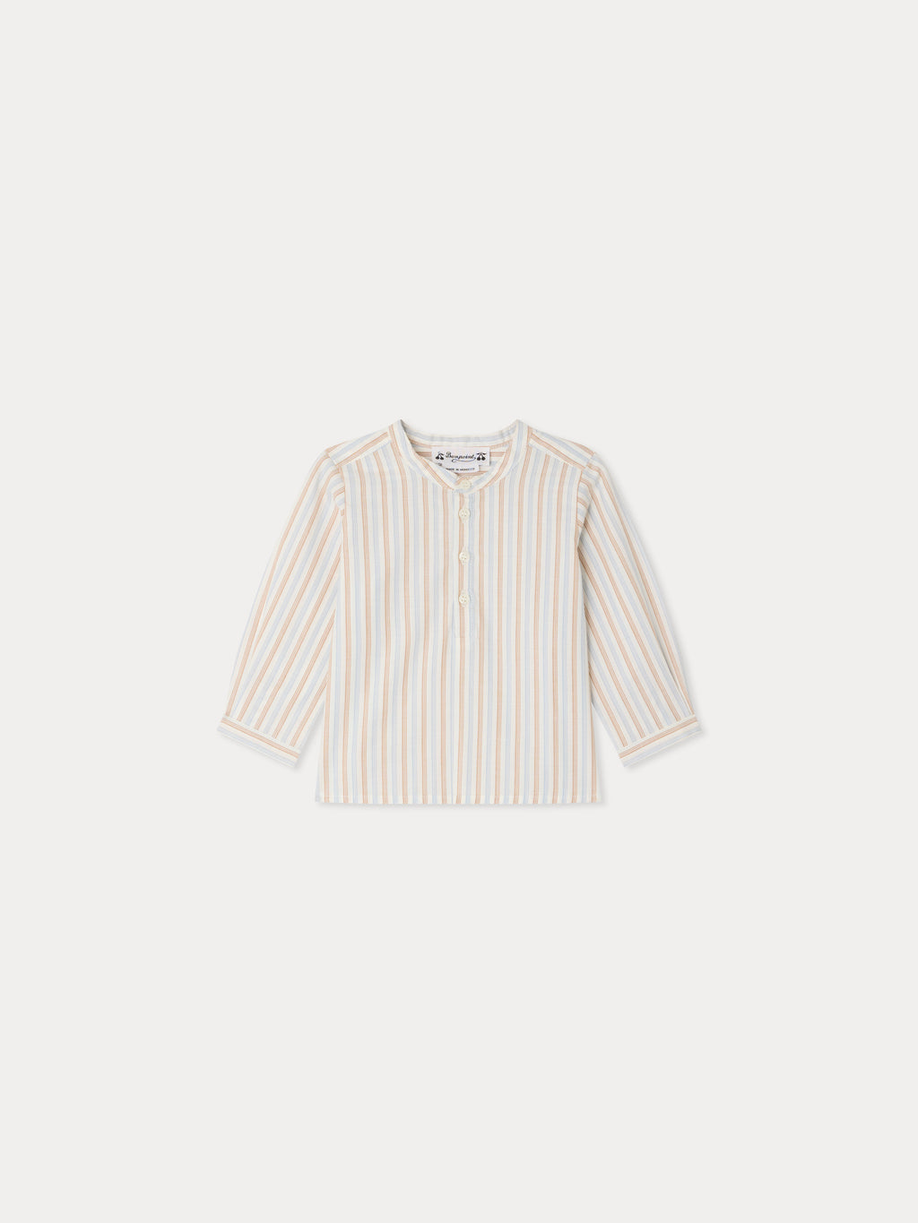 CAMICIA BONPOINT RAYURES CIEL