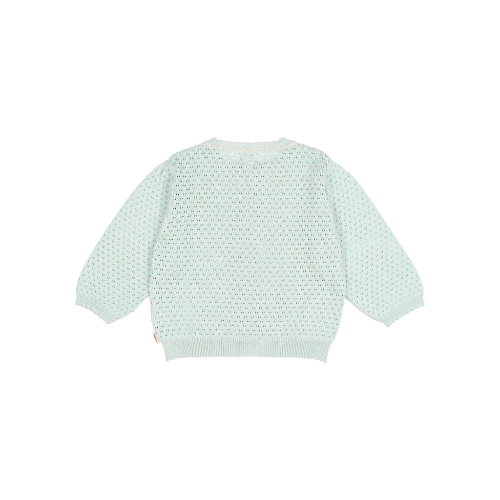 CARDIGAN BUHO Aqua