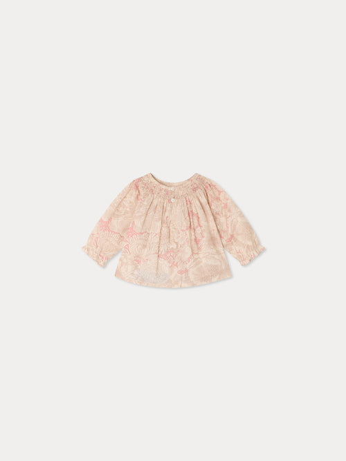 Blusa BONPOINT FL ROSE MOYEN