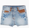 SHORTS Ermanno Scervino Kids Denim+Suede