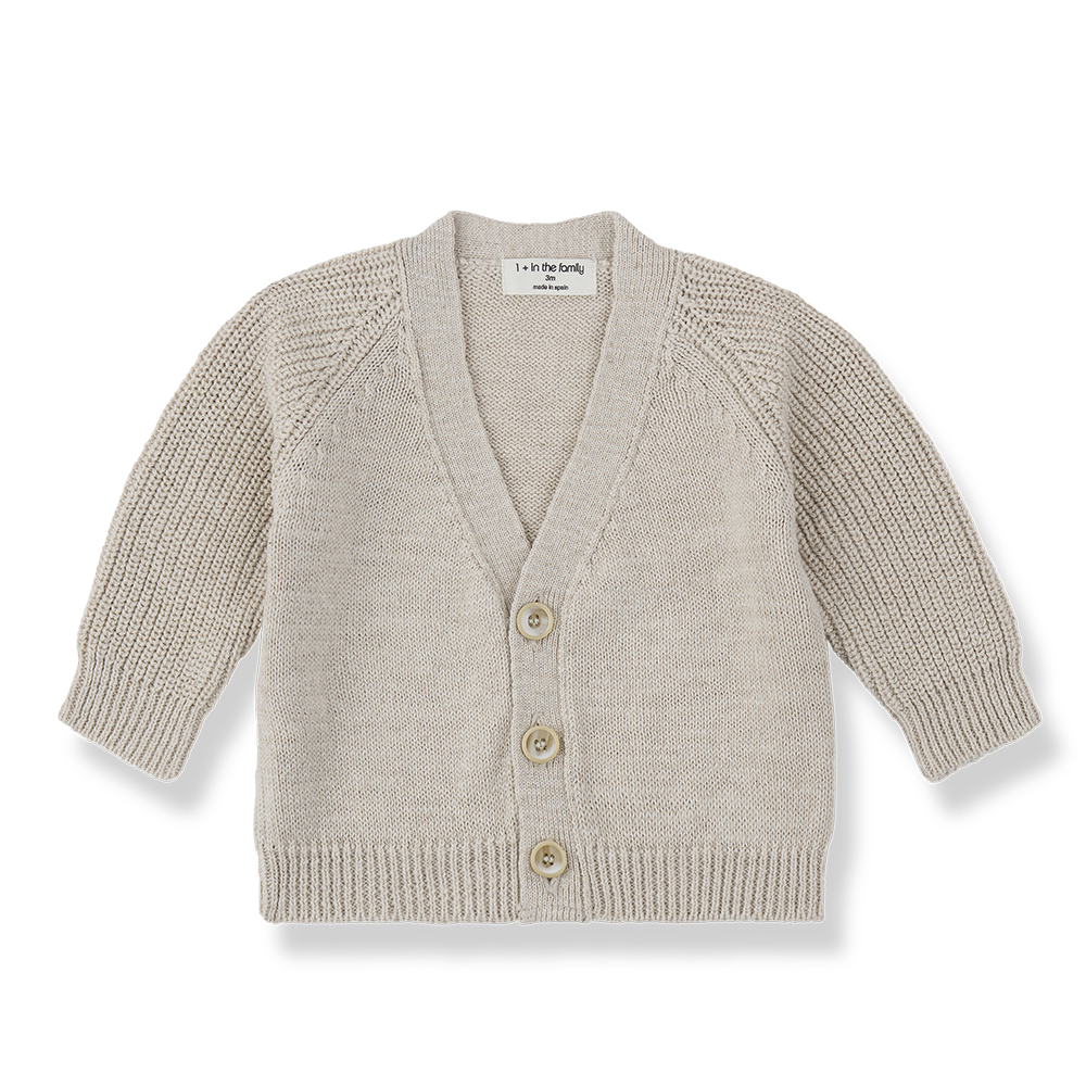 CARDIGAN 1+ IN THE FAMILY Ecru