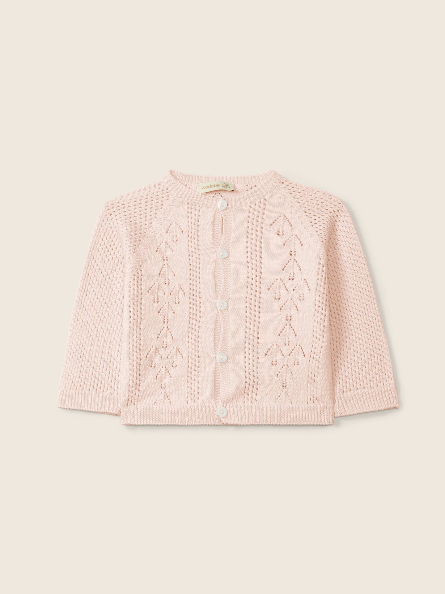 CARDIGAN WEDOBLE Soft pink