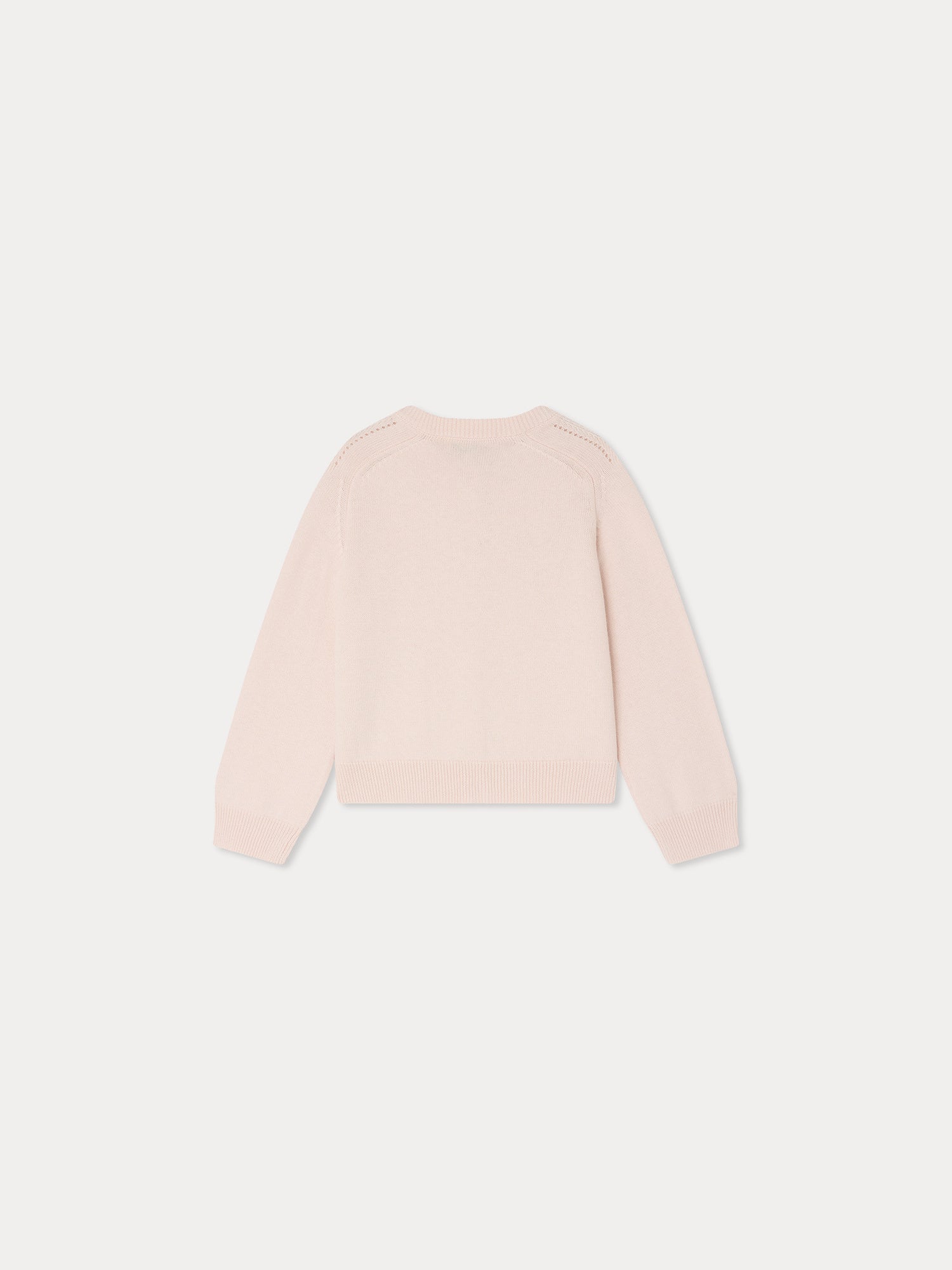 CARDIGAN BONPOINT UPB ROSE PETALE