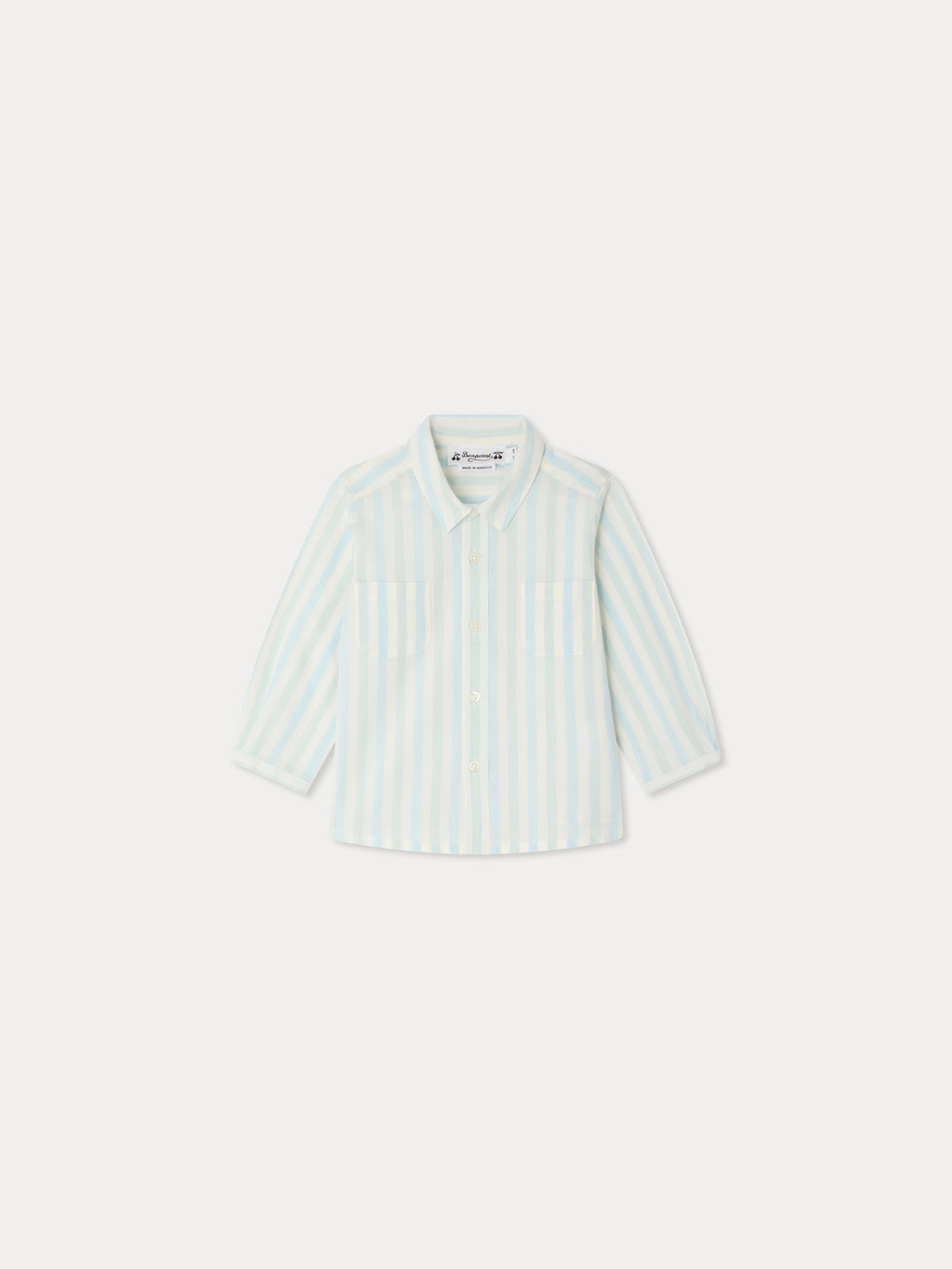 CAMICIA BONPOINT RA BLEU AQUA