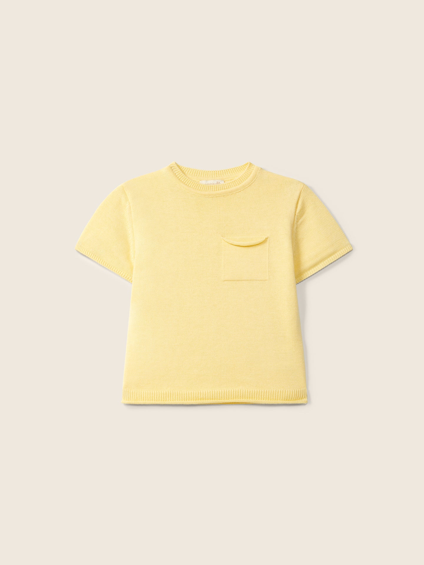 T-SHIRT WEDOBLE soft yellow