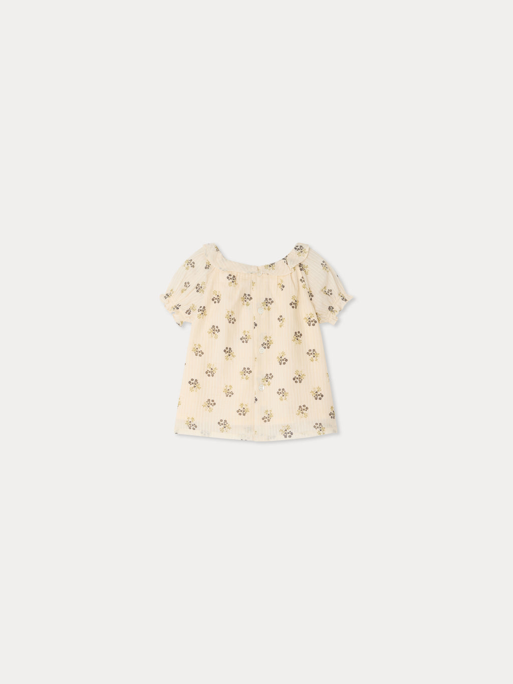 Blusa BONPOINT FLEURS ECRU